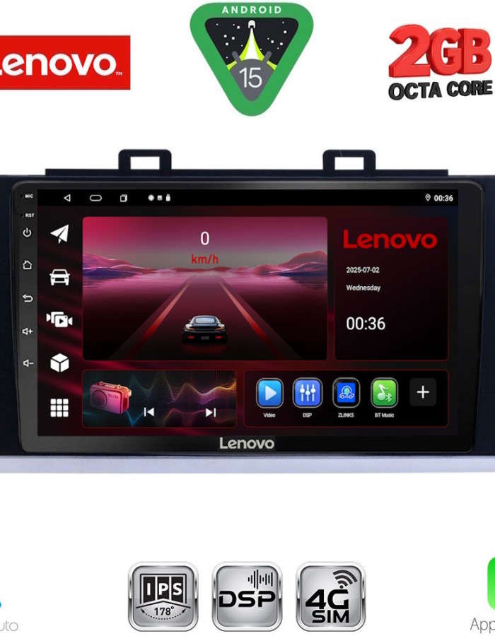 LENOVO LVF 5668_CPA (9inc) MULTIMEDIA TABLET for SUBARU LEGACY – OUTBACK mod. 2014-2019