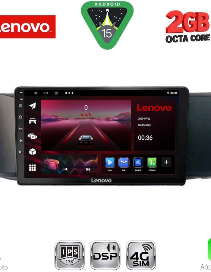 LENOVO LVF 5669_CPA (9inc) MULTIMEDIA TABLET for TOYOTA GT86 - SUBARU BRZ mod. 2012-2026
