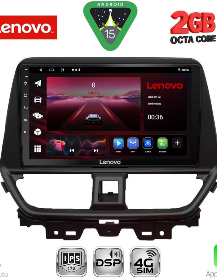 LENOVO LVF 5673_CPA (9inc) MULTIMEDIA TABLET for SUZUKI BALENO mod. 2022-2026