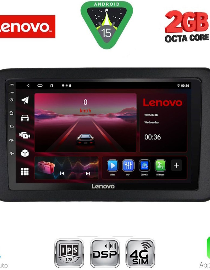 LENOVO LVF 5690_CPA (9inc) MULTIMEDIA TABLET for SUZUKI SΧ4 S-CROSS mod. 2021-2026