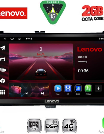 LENOVO LVF 5703_CPA (9inc) MULTIMEDIA TABLET for TOYOTA AURIS mod. 2015-2021 – AYGO X mod. 2022-2026 – COROLLA mod. 2017-2019
