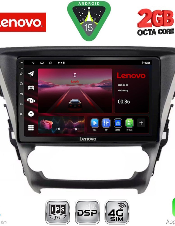 LENOVO LVF 5706_CPA (10inc) MULTIMEDIA TABLET for TOYOTA AVENSIS mod. 2016-2019