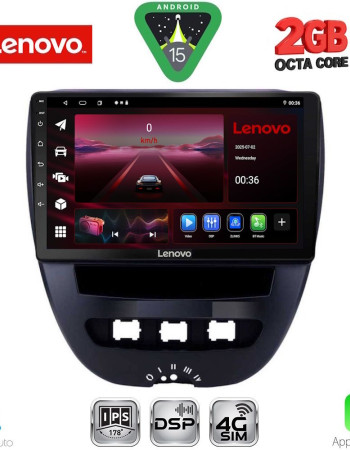 LENOVO LVF 5707_CPA (10inc) MULTIMEDIA TABLET for CITROEN C1-PEUGEOT 107-TOYOTA AYGO mod. 2005-2014