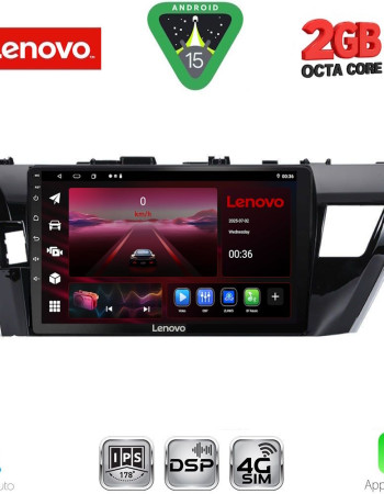 LENOVO LVF 5714SM_CPA (10inc) MULTIMEDIA TABLET for TOYOTA COROLLA mod. 2013-2016