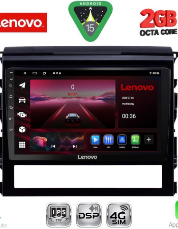 LENOVO LVF 5725_CPA (9inc) MULTIMEDIA TABLET for TOYOTA LANDCRUISER mod. 2016-2019