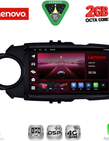 LENOVO LVF 5737FL_CPA (9inc) MULTIMEDIA TABLET for TOYOTA YARIS mod. 2015-2020