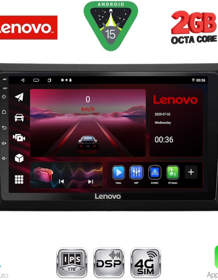 LENOVO LVF 5746_CPA (9inc) MULTIMEDIA TABLET for GOLF 6 mod. 2009-2012