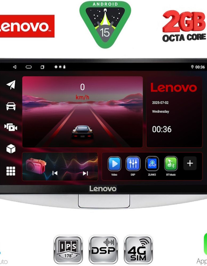 LENOVO LVF 5764_CPA (10inc) MULTIMEDIA TABLET for VW PASSAT mod. 2010-2015