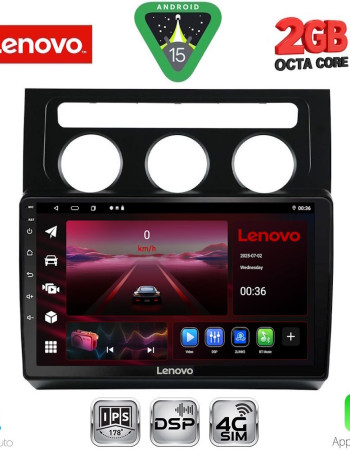 LENOVO LVF 5767_CPA CLIMA (10inc) MULTIMEDIA TABLET for VW TOURAN mod. 2003-2010