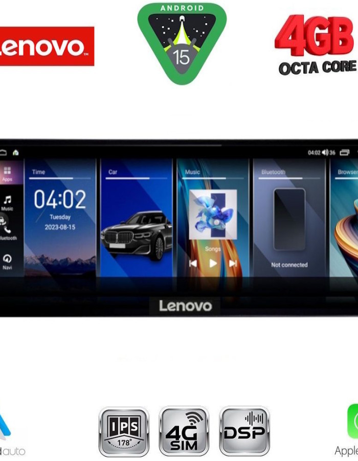 LENOVO LVG 14960_CPA (12.3inc) (CIC) MULTIMEDIA SYSTEM for BMW S.5 (F10-F11) mod. 2011-2013