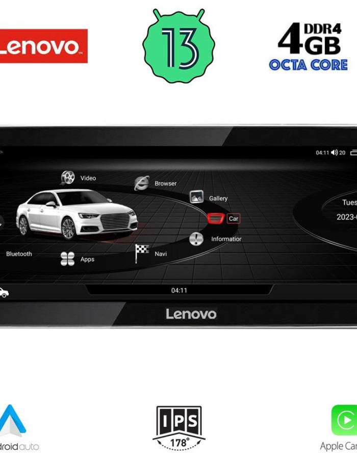 LENOVO LVG 24916_CPA RHD (12.3inc) (ORIG. NAVI) MULTIMEDIA SYSTEM for AUDI A4 mod. 2009-2016