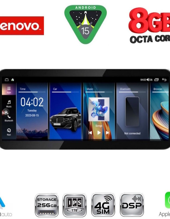LENOVO LVK 28956_CPA RHD (10.33inc) (EVO) MULTIMEDIA SYSTEM for BMW S.3 (G20) mod. 2018>
