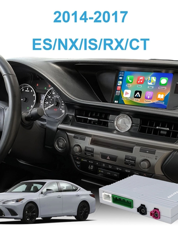DIGITAL IQ LX 508F CPA (WIRELESS CARPLAY / ANDROID AUTO BOX with 2 CAMERA IN for LEXUS mod. 2013-2017 with 8'' screen)