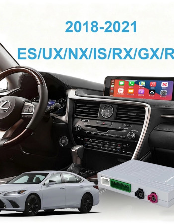 DIGITAL IQ LX 509F CPA (WIRELESS CARPLAY / ANDROID AUTO BOX with 2 CAMERA IN for LEXUS mod. 2017-2023 with 8'' - 10.25'' screen)