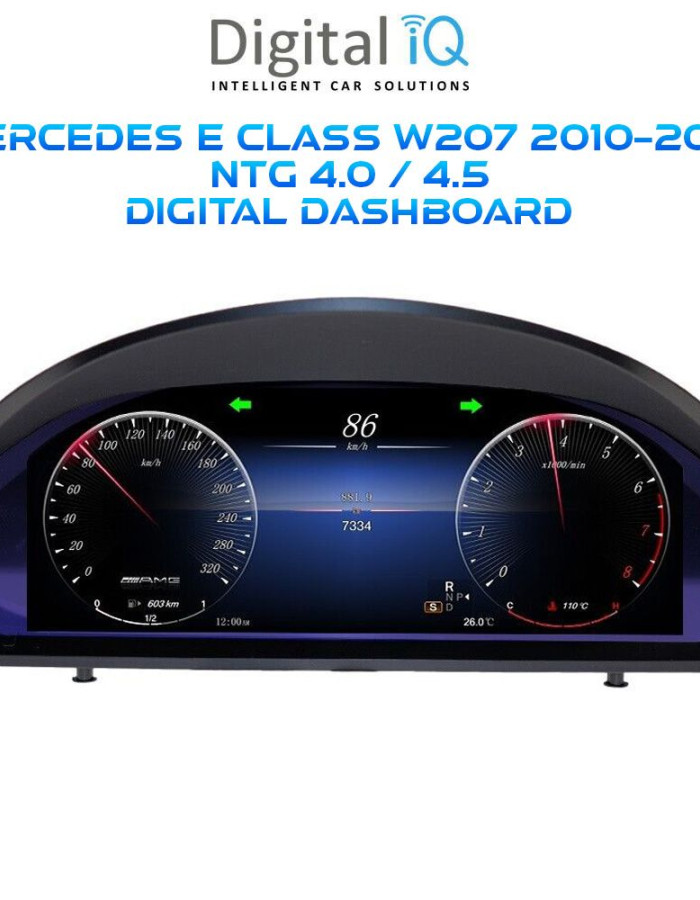 DIGITAL IQ DGU 993_DC (12.3in) DIGITAL CLUSTER for MERCEDES E CLASS (W207) mod. 2010-2015 (NTG 4.0/4.5)