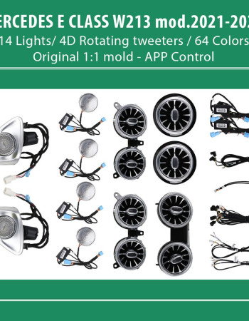 DIQ AMBIENT 8176 ED121 - BENZ E (W213) (Digital iQ Ambient Light for Mercedes E (W213) mod. 2021-2023 with 14 Lights)