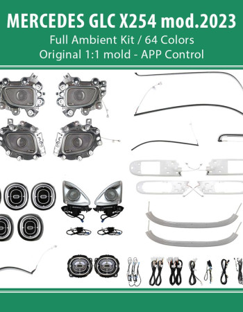 DIQ AMBIENT 8173 BJE6 - BENZ GLC (X254) (Digital iQ Ambient Light for Mercedes GLC (X254)  mod. 2023> FULLKIT )