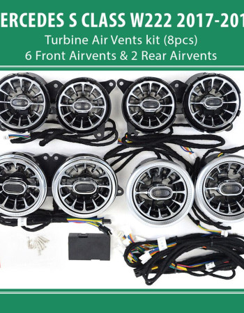 DIQ AMBIENT 8176 SE - BENZ S (W222) (Digital iQ Turbine Air Vent Ambient Light Kit MERCEDES S (W222) mod. 2017-2020)