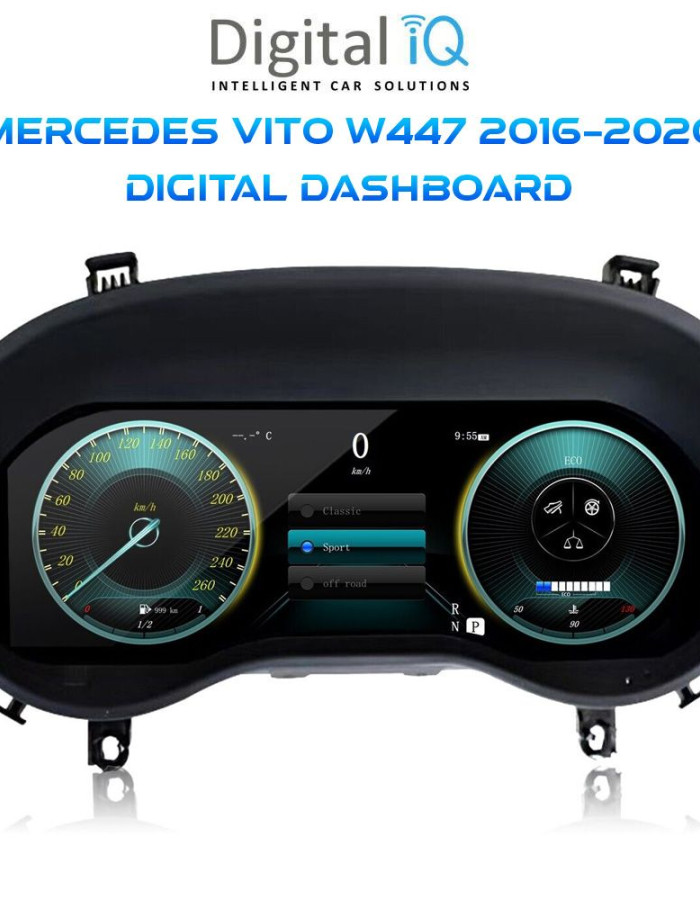 DIGITAL IQ DGU 994_DC (12.3in) DIGITAL CLUSTER for MERCEDES VITO (W447) mod. 2016-2020