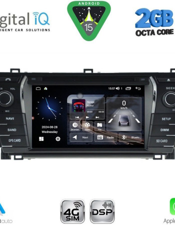 DIGITAL IQ MSF 312_CPA (7” DECK) MULTIMEDIA SYSTEM for TOYOTA COROLLA mod. 2013-2016