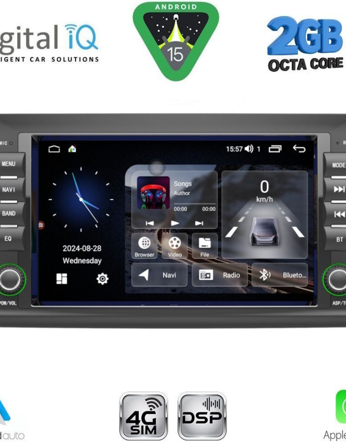 DIGITAL IQ MSF 316_CPA (8" DECK) MULTIMEDIA SYSTEM for MERCEDES ML (W164) – GL (X164) mod. 2005-2012