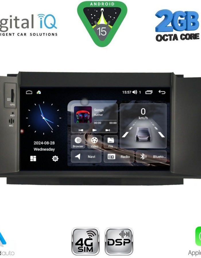 DIGITAL IQ MSF 341_CPA (7” DECK) MULTIMEDIA SYSTEM for CITROEN C4 mod. 2011-2018