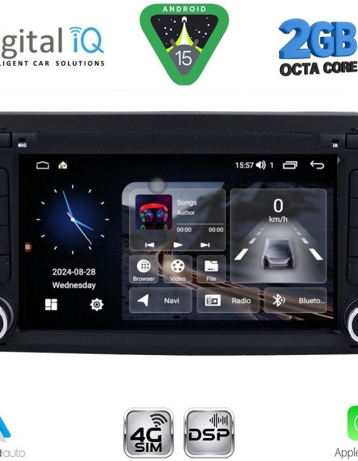 DIGITAL IQ BLF 347_CPA (7" DECK) MULTIMEDIA SYSTEM for SEAT LEON mod. 2012-2021 – IBIZA mod. 2015-2017