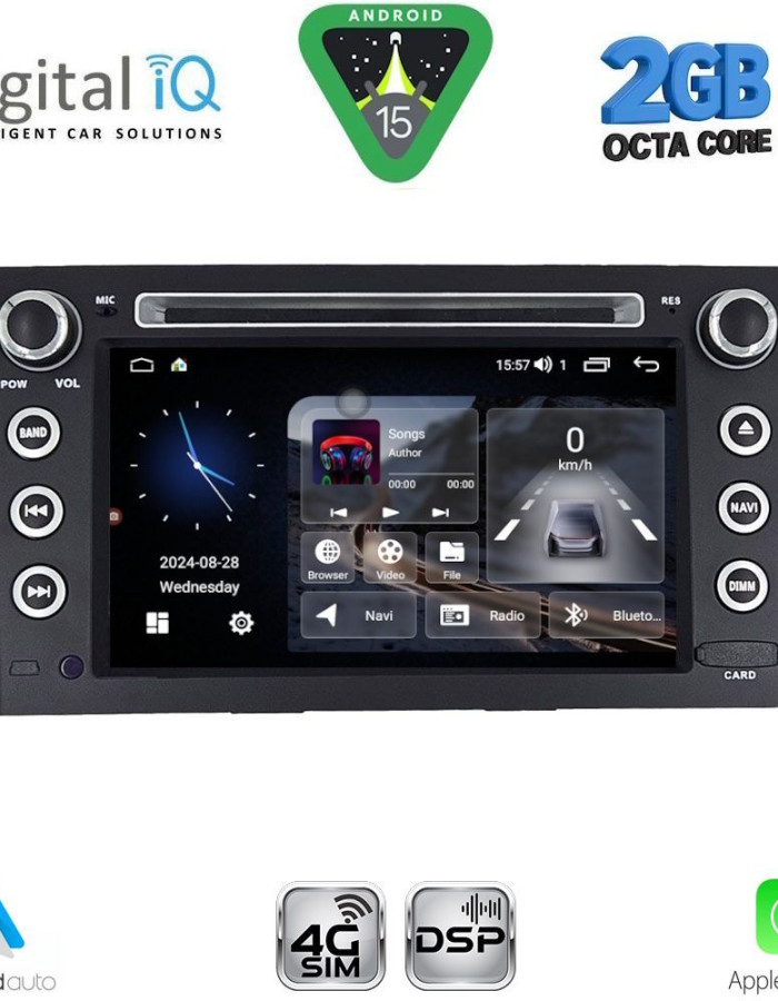 DIGITAL IQ MSF 354_CPA (7” DECK) MULTIMEDIA SYSTEM for SUZUKI GRAND VITARA mod. 2005-2015