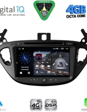 DIGITAL IQ MSG 421_CPA (8” DECK) MULTIMEDIA SYSTEM for OPEL ADAM - CORSA E mod. 2014-2022