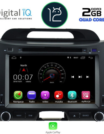 DIGITAL IQ MSM 374_CP (8'' DVD) MULTIMEDIA SYSTEM for KIA SPORTAGE mod. 2010-2015