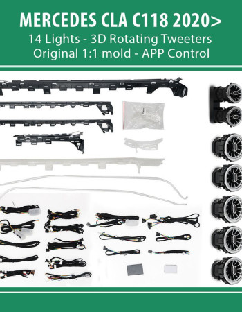 DIQ AMBIENT 8179 A4 - MERCEDES CLA (C118) (Digital iQ Ambient Light for Mercedes CLA (C118) mod. 2020> with 36 Lights)