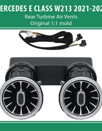 DIQ AMBIENT 8176 IB - REAR AIRVENTS for MERCEDES E (W213) (Digital iQ Rear Turbine Air Vent Ambient Light Kit MERCEDES E (W213) mod. 2020-2023)