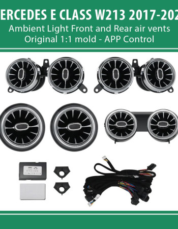 DIQ AMBIENT 8W213I MERCEDES E AIR VENTS (Digital iQ Turbine Air Vent Ambient Light Kit MERCEDES CLASS W213 mod. 2017-2020)