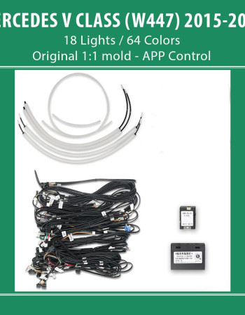 DIQ AMBIENT 8173 DIQ - BENZ V (W447) (Digital iQ Ambient Light for Mercedes V-Class (W447) mod. 2015-2024 with 18 Lights)
