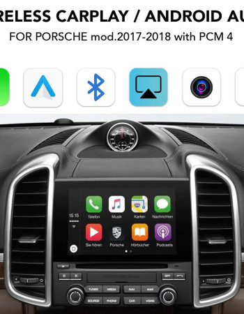 DIGITAL IQ PR 012W_CPA (WIRELESS CARPLAY / ANDROID AUTO BOX with 2 CAMERA IN for PORSCHE mod. 2017-2018 with PCM 4)