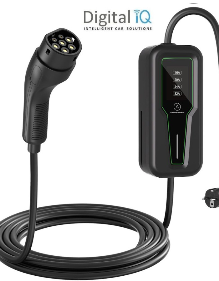 DIQ EV PRL 01635 (PORTABLE EV CHARGER TYPE 2 PEVC16A01 - 16A - 3.5kW)