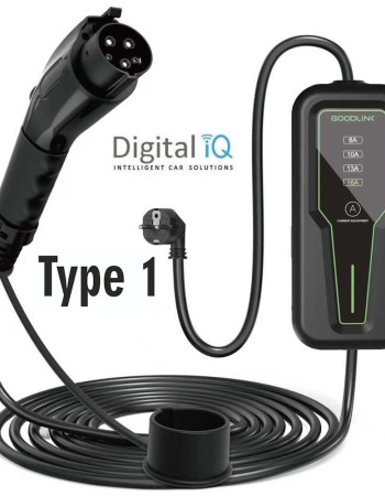 DIQ EV PRL 21635 US (PORTABLE EV CHARGER TYPE 2 PEVC16A01 - 16A - 3.5kW for TYPE1 US)