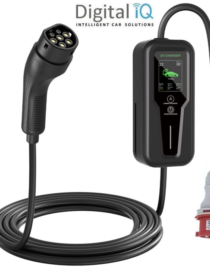 DIQ EV PRT 16011 (PORTABLE EV CHARGER TYPE 2 PEVC163A01 - 3x16A - 11kW)