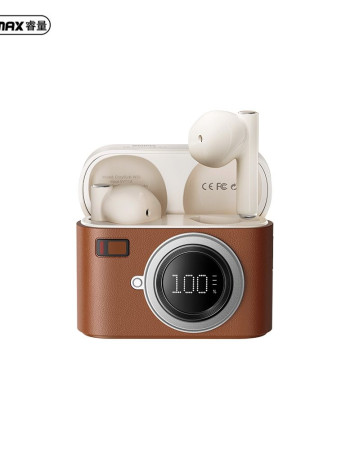 REMAX COZYBUDS W33 (BROWN) TRUE WIRELESS EARBUDS