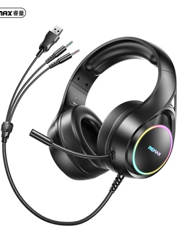 REMAX RM-708 (BLACK) RGB WIRED HEADSET