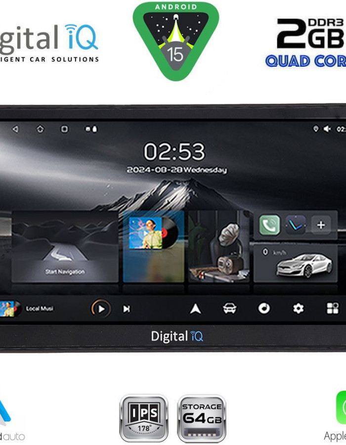 DIGITAL IQ RSD 1005_CPA (10inc) MULTIMEDIA TABLET for AUDI A4 mod. 2008-2015