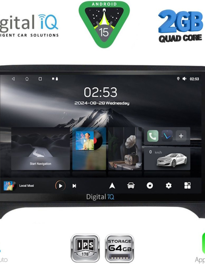 DIGITAL IQ RSD 1009_CPA (9inc) MULTIMEDIA TABLET for AUDI TT  mod. 2007-2015
