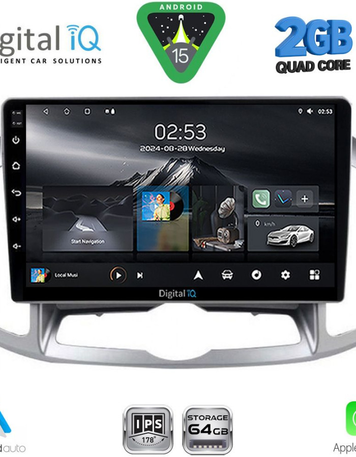 DIGITAL IQ RSD 1071_CPA (10inc) MULTIMEDIA for CHEVROLET CAPTIVA mod. 2012-2018