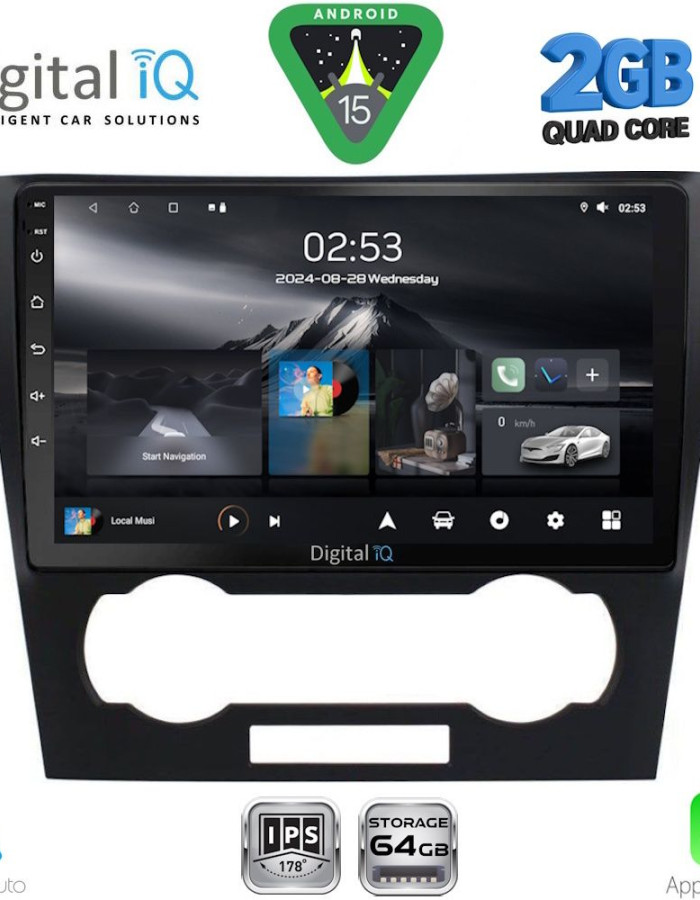 DIGITAL IQ RSD 1073_CPA (9inc) MULTIMEDIA TABLET for CHEVROLET EPICA mod. 2006-2011