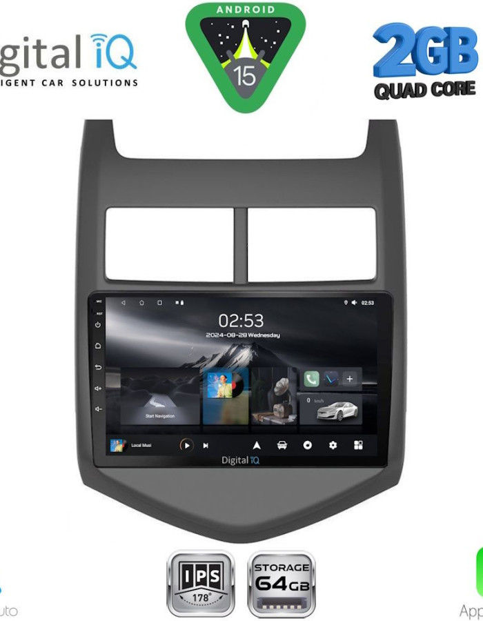 DIGITAL IQ RSD 1074_CPA (9inc) MULTIMEDIA TABLET for CHEVROLET AVEO mod. 2011-2014