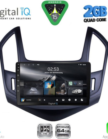 DIGITAL IQ RSD 1077_CPA (9inc) MULTIMEDIA TABLET for CHEVROLET CRUZE mod. 2013-2015