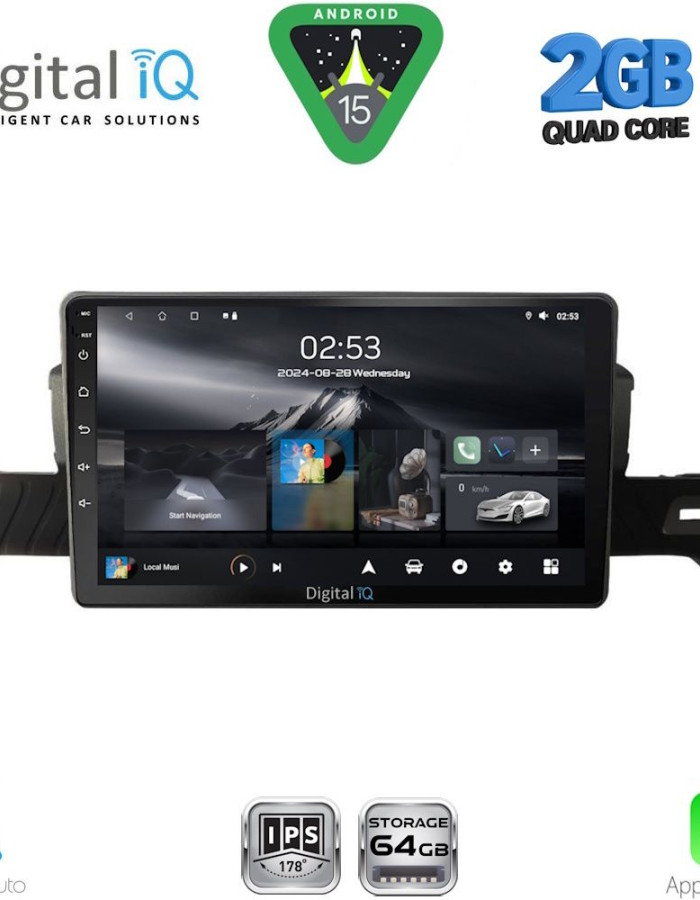 DIGITAL IQ RSD 1094_CPA (9inc) MULTIMEDIA TABLET for CITROEN C3 mod. 2024-2026