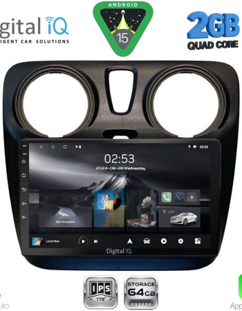 DIGITAL IQ RSD 1112_CPA (9inc) MULTIMEDIA TABLET for DACIA DOKKER mod. 2012-2022