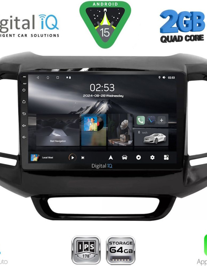 DIGITAL IQ RSD 1127_CPA (9inc) MULTIMEDIA TABLET for FIAT TORO mod. 2017-2026