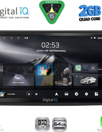 DIGITAL IQ RSD 1136_CPA (9inc) MULTIMEDIA TABLET for FIAT BRAVO mod. 2007-2019